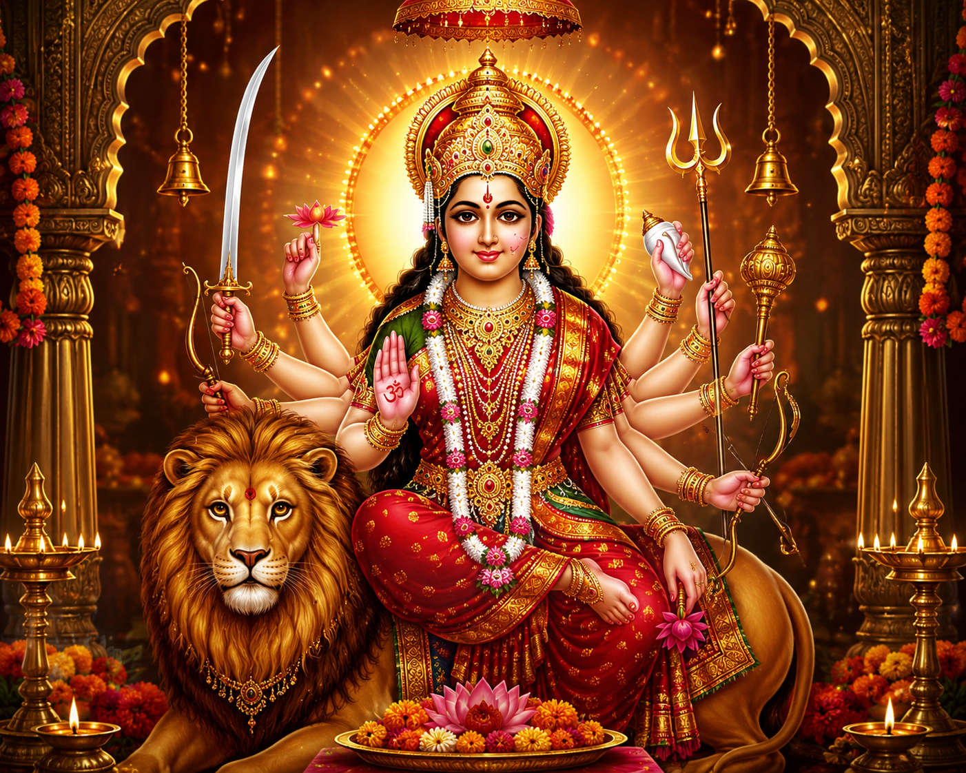 Maa Ambe, the presiding deity of Maa Ambe Shakti Jyotish